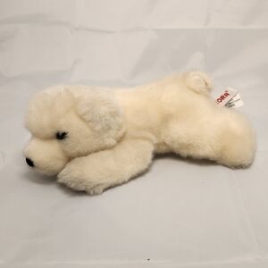 7 1/2" White Polar Bear Aurora Plush Stuffed Animal